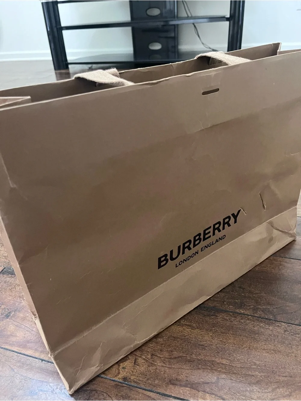 Burberry Tan Canvas Tote with Matching Straps